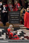 Cambridge Orations, 1993-2007