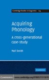 Acquiring Phonology