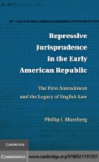 Repressive Jurisprudence in the Early American Republic