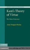 Kant's Theory of Virtue