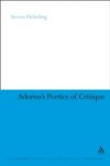 Adorno's Poetics of Critique