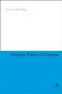 Adorno's Poetics of Critique