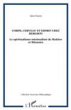 Corps cerveau et esprit chez bergson – Le spiritualisme mini