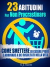 23 abitudini per non procrastinare