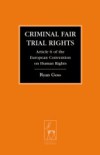 Criminal Fair Trial Rights,
