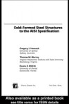 Cold-Formed Steel Structures to the AISI Specification