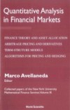 QUANTITATIVE ANALYSIS IN FINANCIAL MARKETS