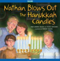 Nathan Blows Out the Hanukkah Candles