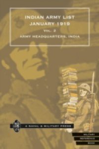 Indian Army List January 1919 – Volume 2