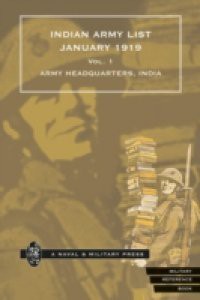 Indian Army List January 1919 – Volume 1