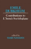 Contributions to L'Annee Sociologique