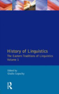 History of Linguistics Volume I