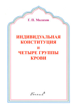 Малахов Г. П. «Индивидуальная конституция, 4 группы крови и Путь к Здоровью». - Генеша