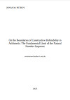 On the Boundaries of Constructive Definability in Arithmetic: The Fundamental Limit of the Natural Number Sequence (СИ)