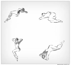 74 классические позы моделей